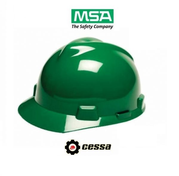 Casco MSA V-GARD tipo cachucha verde